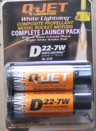 Quest Q-Jet 24mm D22-7W Rocket Engines (2pk)