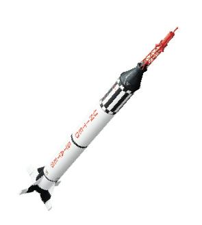 Accur8 "Super Detail Skin Kit" for Estes Mercury Redstone Model Rocket 
